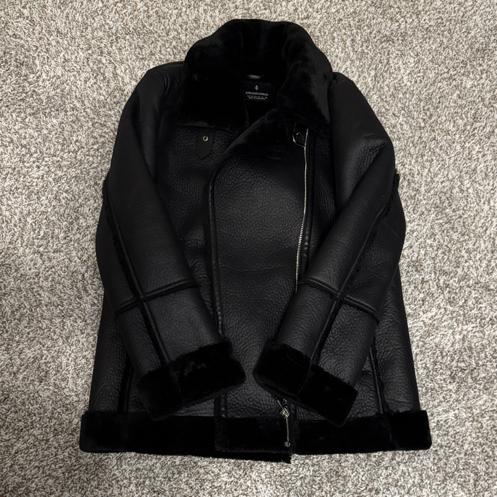 Stradivarius faux leather Jacket